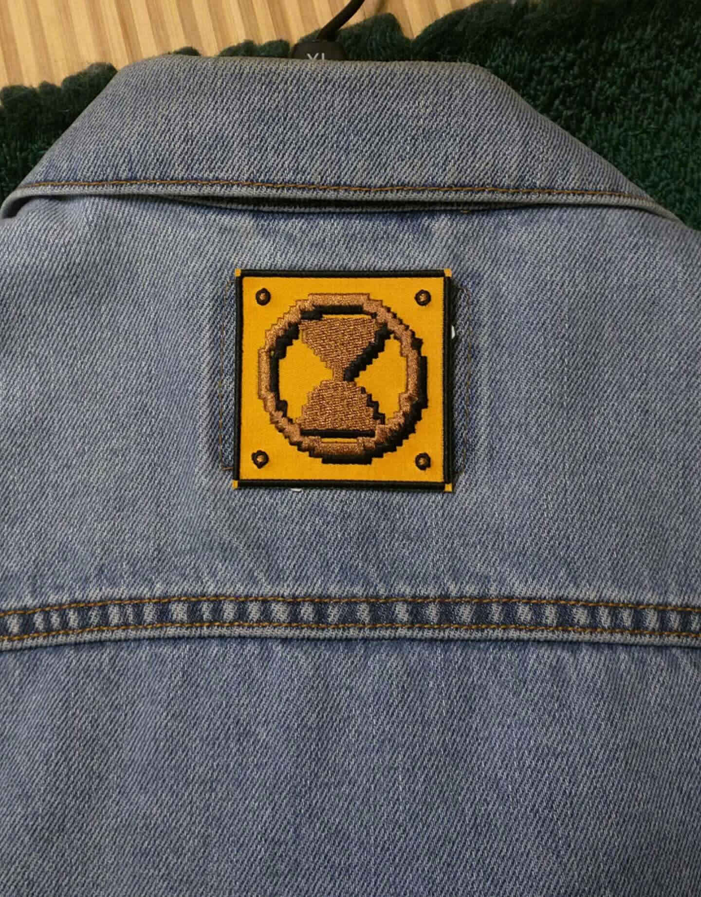 Morini Bros. Patch placement testing on my vest.
